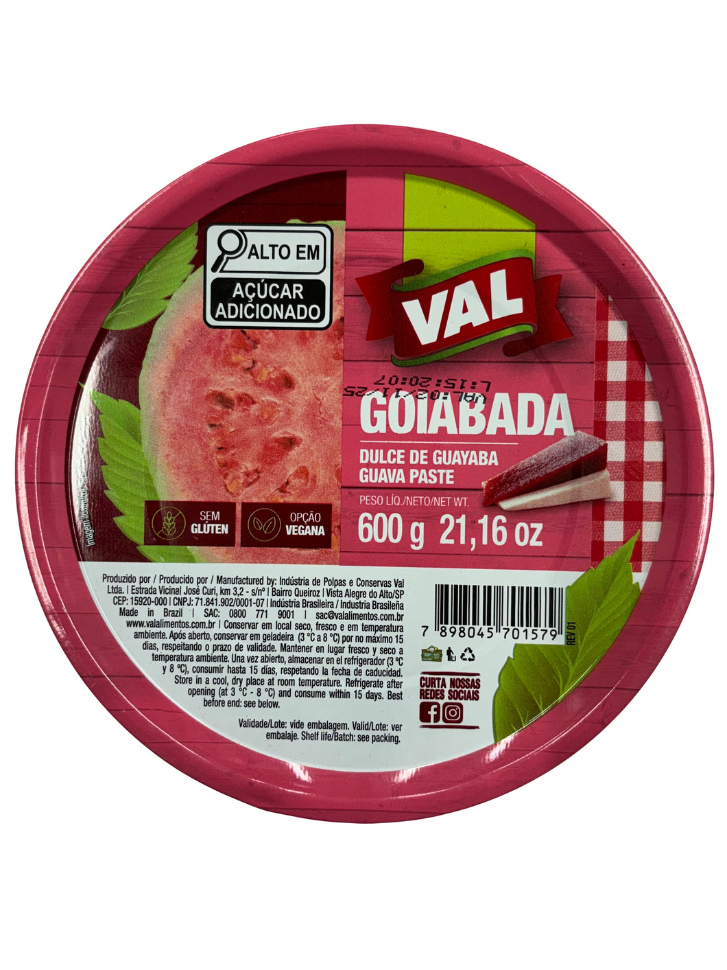 Val Guava Paste 600g