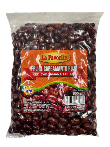 La Favorita Cargamanto Beans - Frijoles Cargamanto 500g