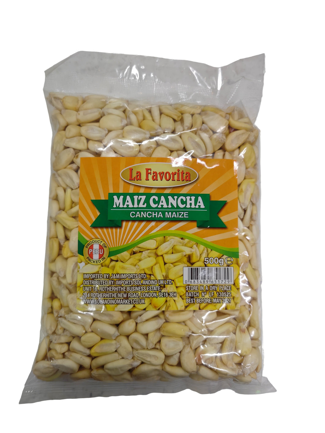 La Favorita Cancha Maize - Maiz De Tostar 500g