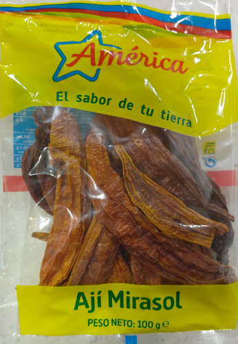 America Yellow Chilli With Seeds - Aji Mirasol Con Semilla 100g