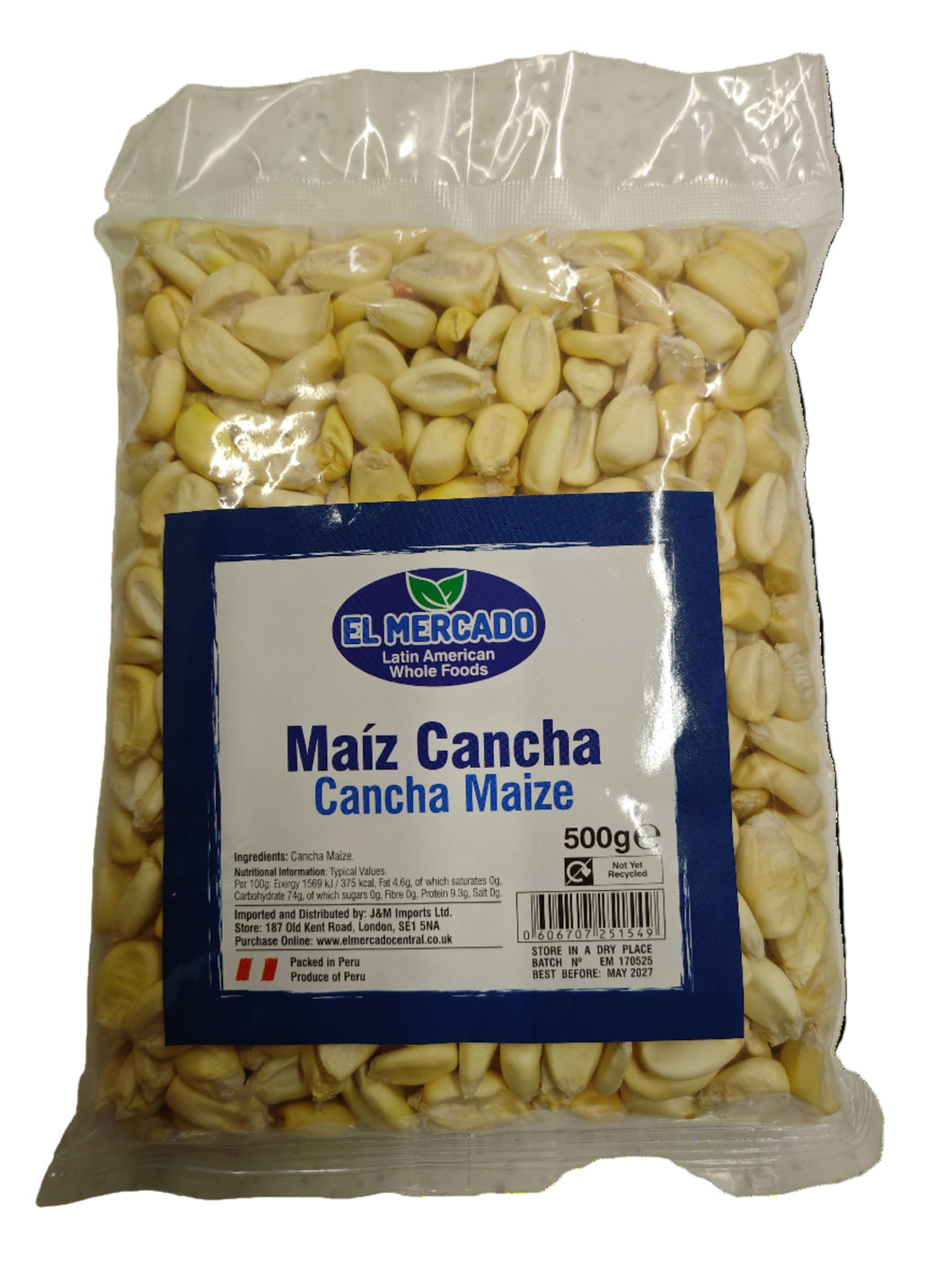 El Mercado Cancha Maize - Maiz De Tostar 500g