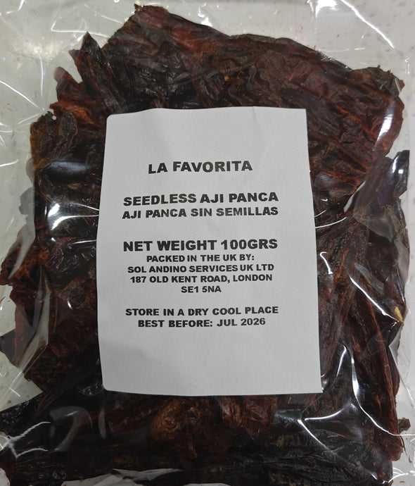 La Favorita Aji Panca Without Seeds - Aji Panca Sin Semilla 100g