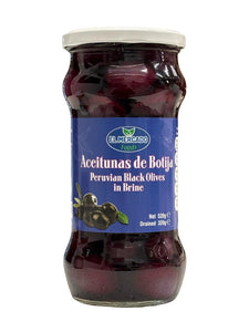 El Mercado Black Olives - Aceitunas De Botija 560g