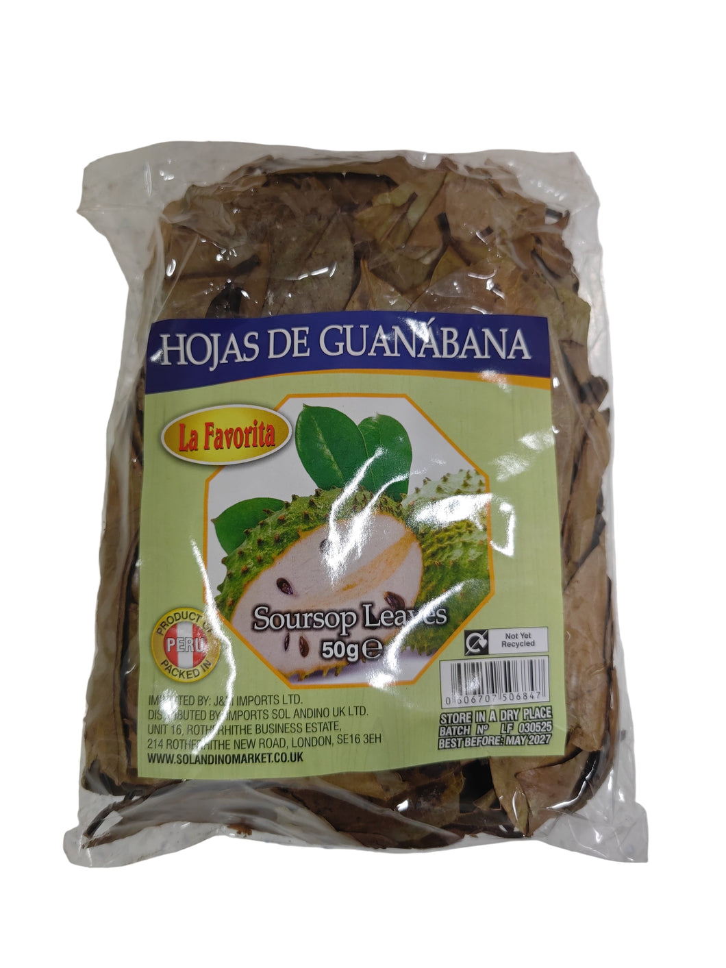 La Favorita Soursop Leaves - Hojas De Guanabana 35g