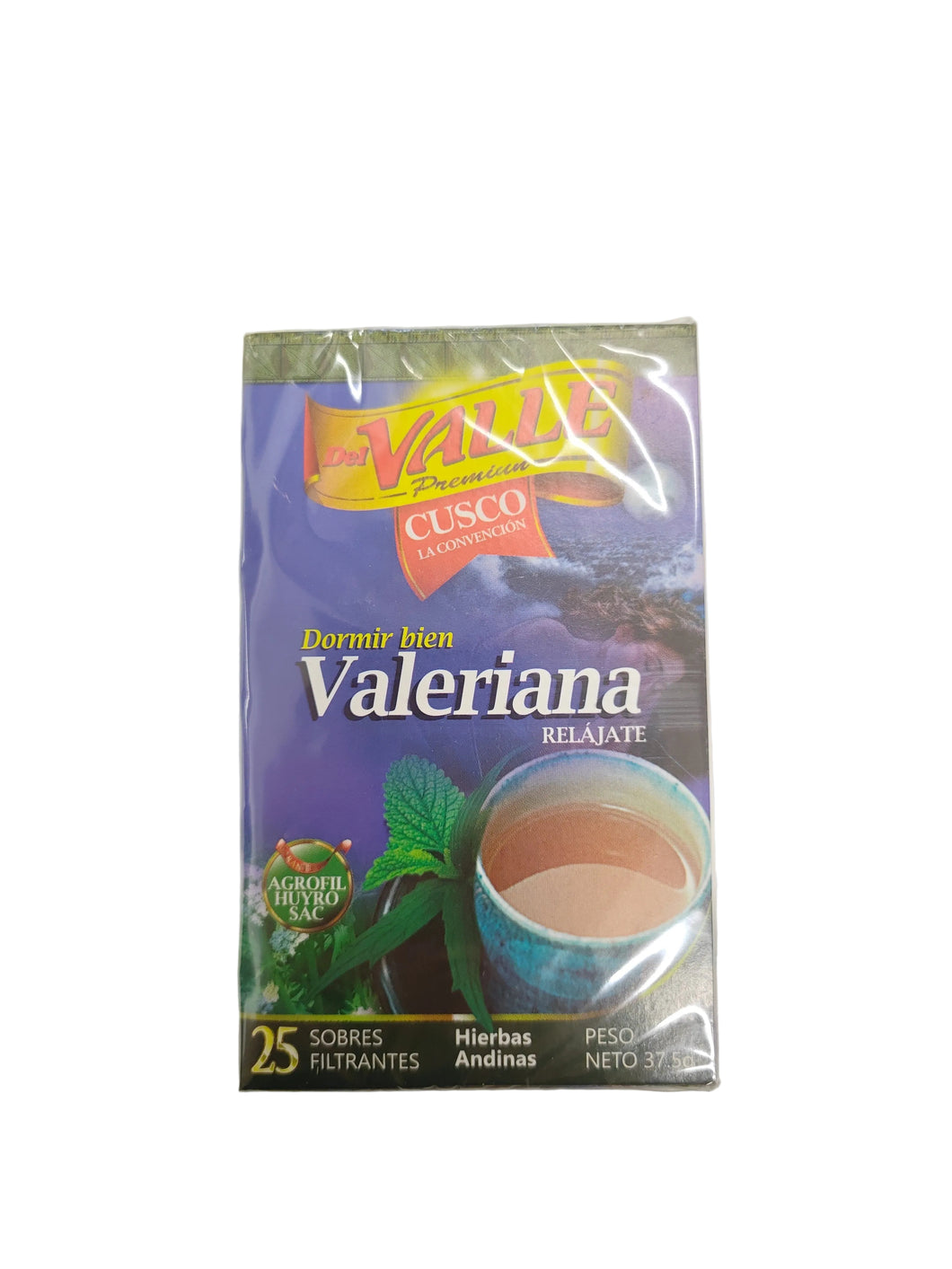 Del Valle Valerian Tea – Sol Andino Services Uk Ltd