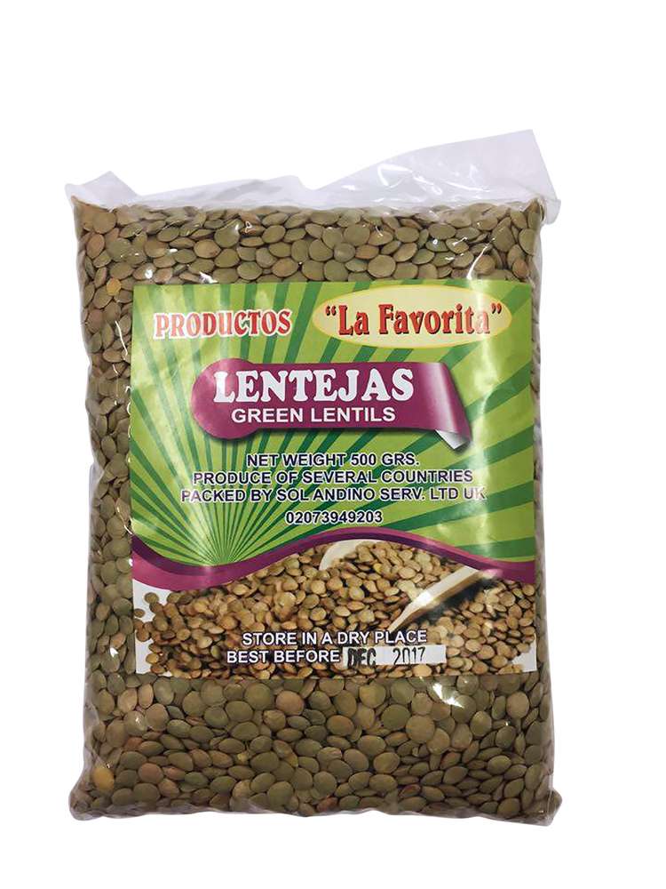 La Favorita Green Lentils - Lentejas 500g