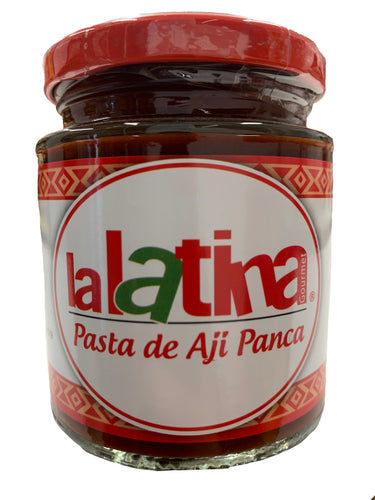 La Latina Aji Panca (Spicy) Chilli Paste - Pasta de Aji Panca (Picante) 225g