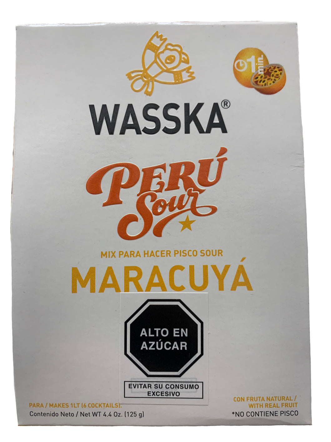 Wasska Passion Fruit Pisco Sour 125g