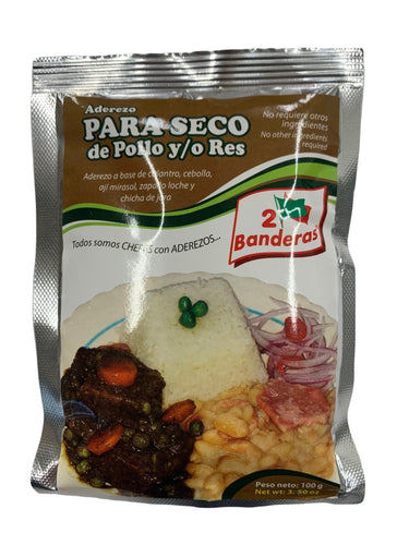 2 Banderas Seco Dressing - Aderezo Para Seco 100g