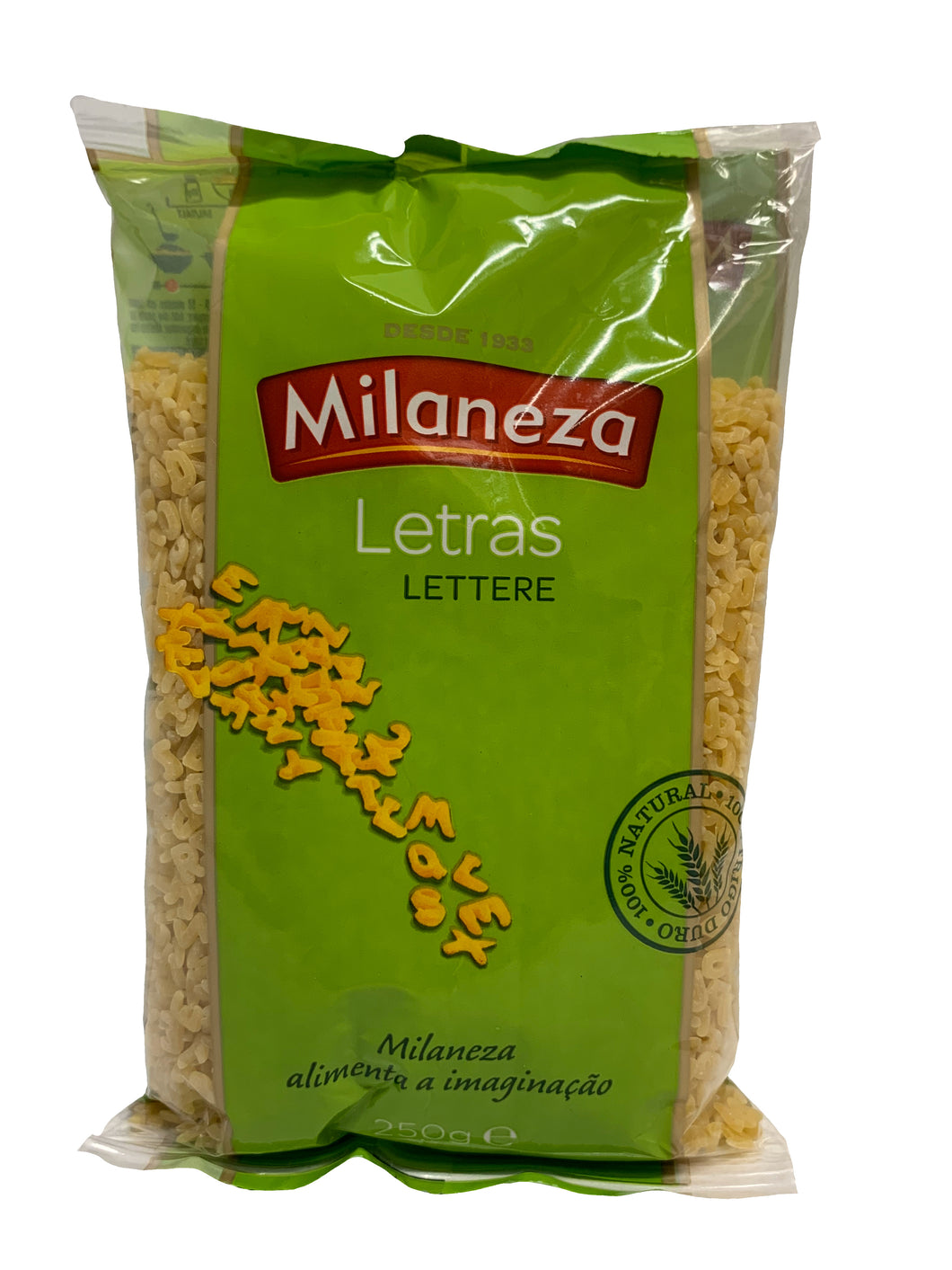 Milaneza Alphabet Pasta - Pasta De Letras 250g