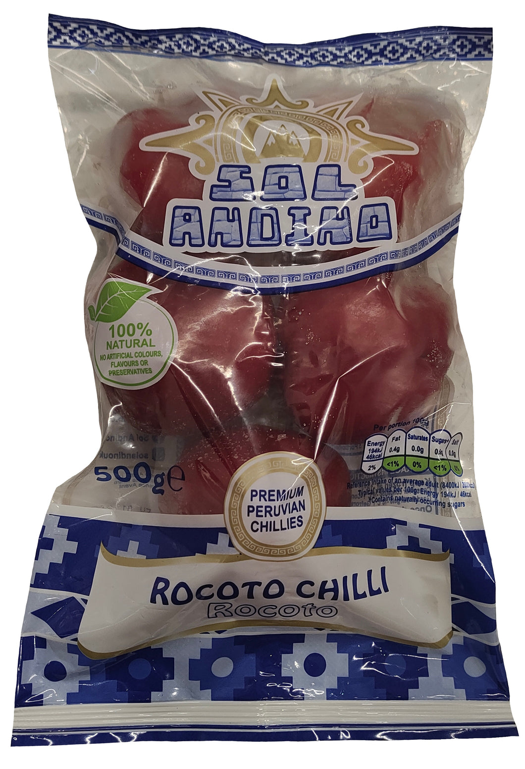 [FROZEN] Sol Andino Rocoto Chilli 500g