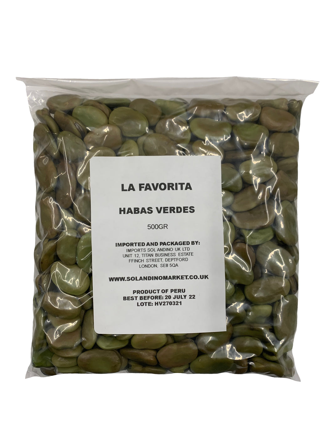 La Favorita Green Broad Beans - Habas Verdes 500g