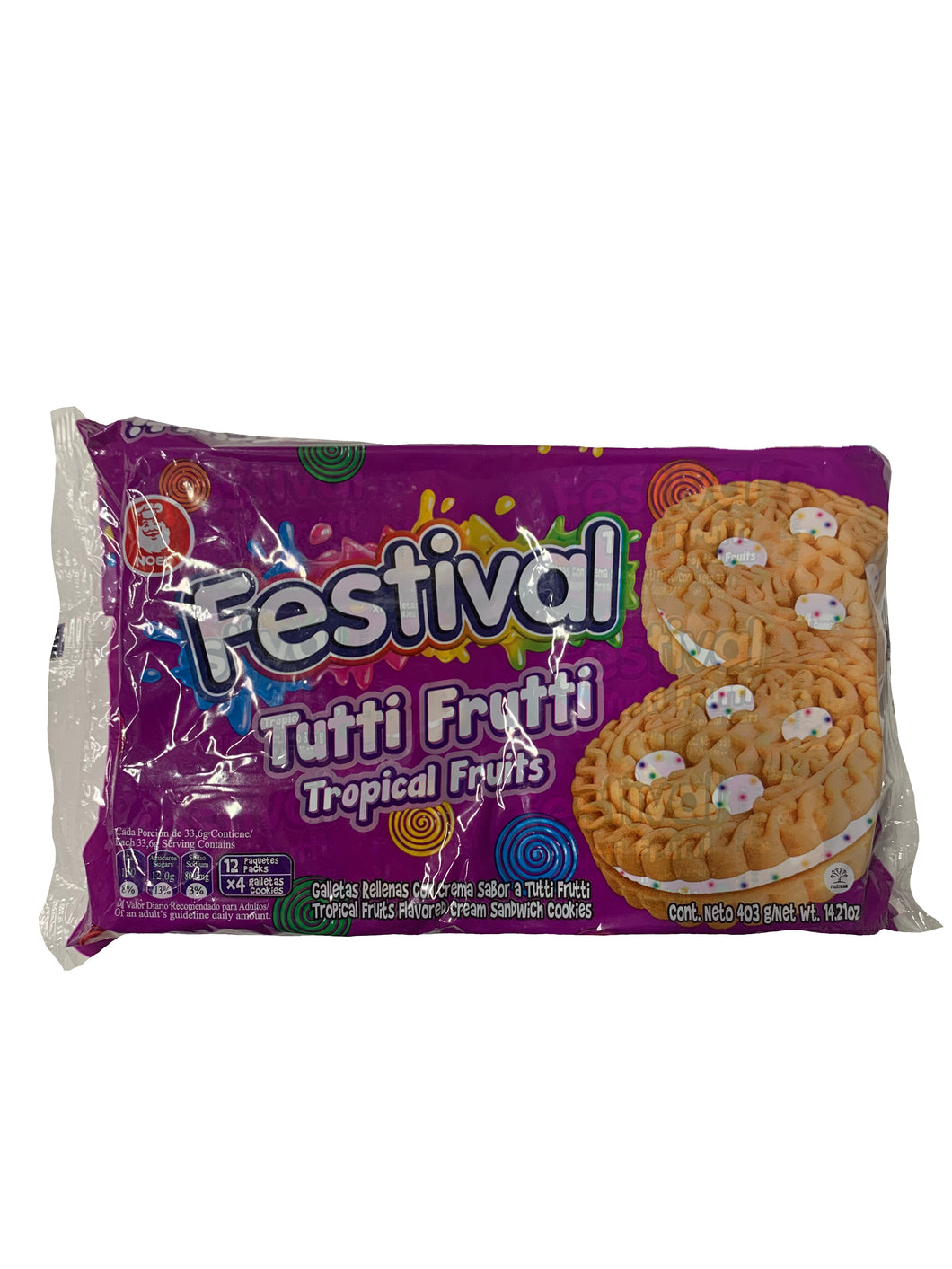 Festival Tutti Frutti Biscuits 12 Packs