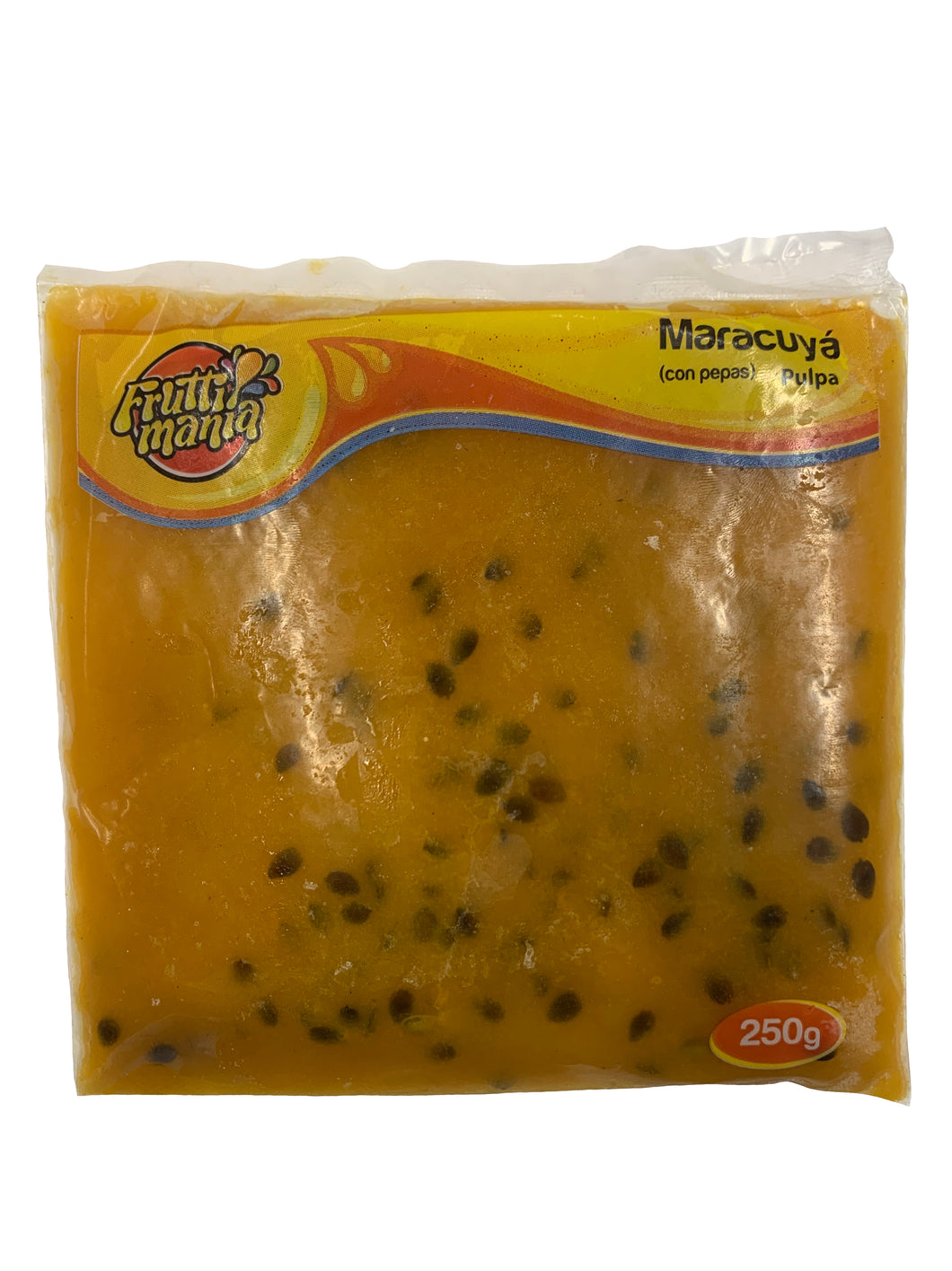 [FROZEN] Frutti Mania Passion Fruit with Seeds Pulp - Pulpa de Maracuya con Semillas 250g