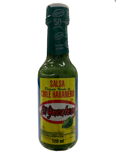 Green Habanero Chilli Sauce 120ml