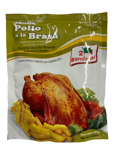 2 Banderas Chicken Dressing - Aderezo Pollo a La Brasa 300g