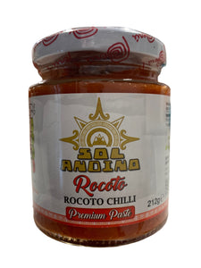 Sol Andino Rocoto (Spicy) Chilli Paste - Pasta de Rocoto (Picante) 212g