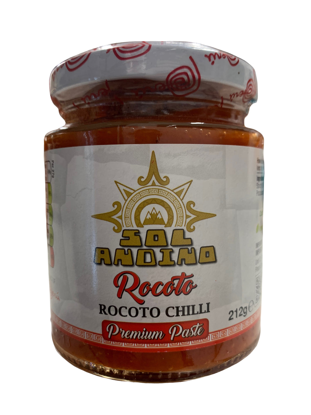 Sol Andino Rocoto (Spicy) Chilli Paste - Pasta de Rocoto (Picante) 212g