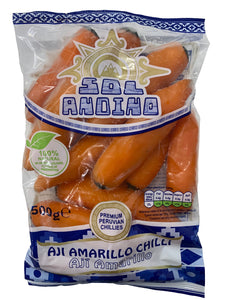 [FROZEN] Sol Andino Peruvian Yellow Chilli - Aji Amarillo Peruano 500g