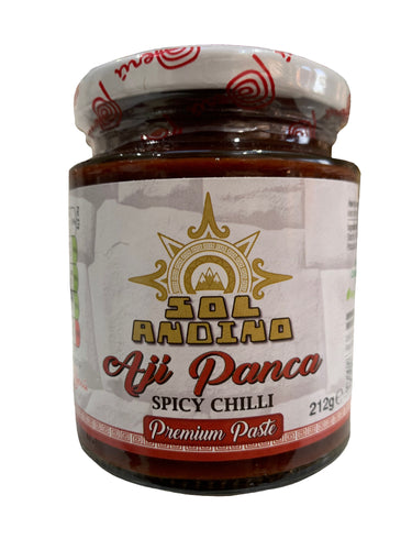 Sol Andino Aji Panca (Spicy) Chilli Paste - Pasta de Aji Panca (Picante) 212g