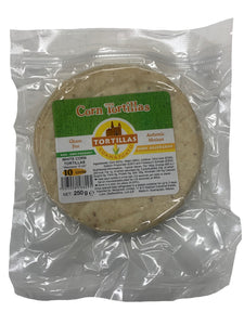 Gluten Free Mexican White Corn Tortillas 15cm - 250g