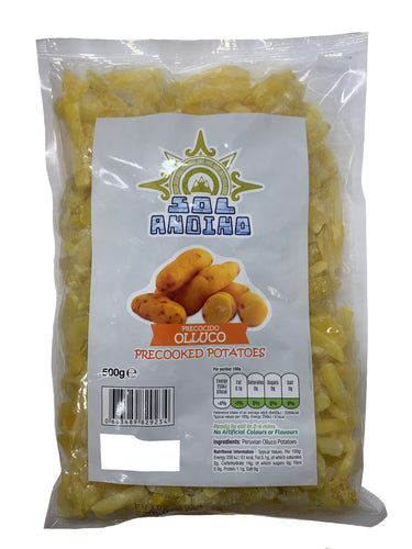 [FROZEN] Sol Andino Sliced Peruvian Olluco Potatoes - Olluco Picado 500g