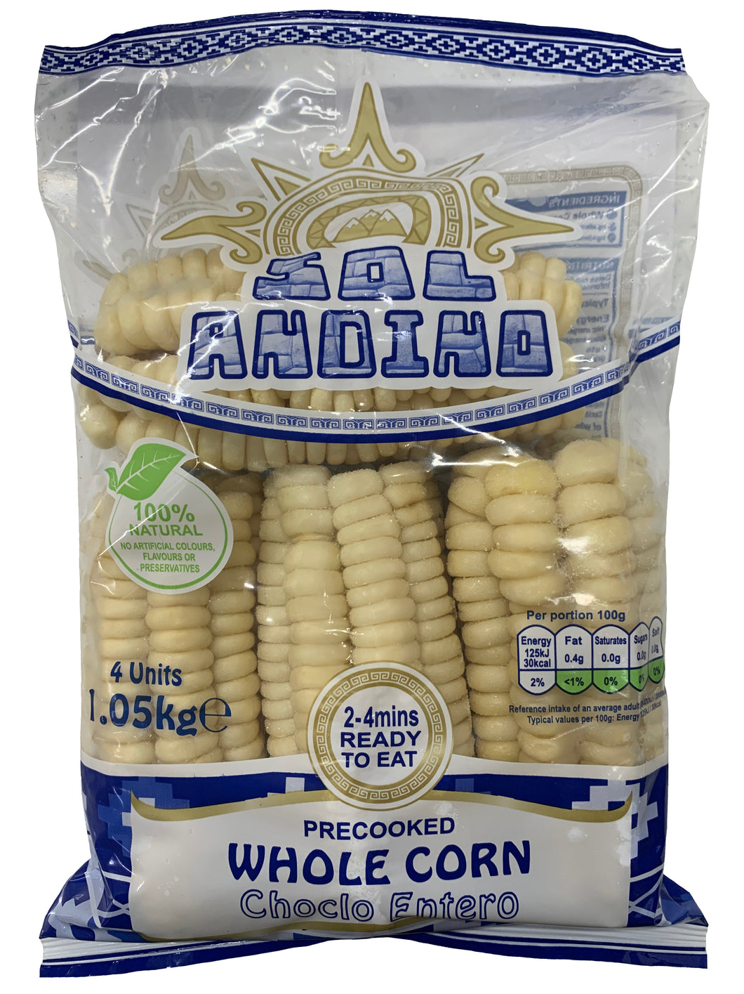 [FROZEN] Sol Andino Whole Peruvian Corn - Choclo Entero Peruano