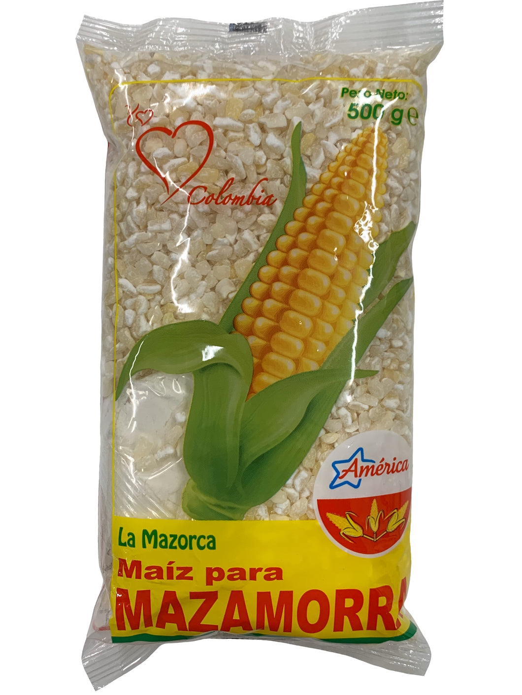 America White Corn Maize - Maiz Blanco Para Mazamorra 500g