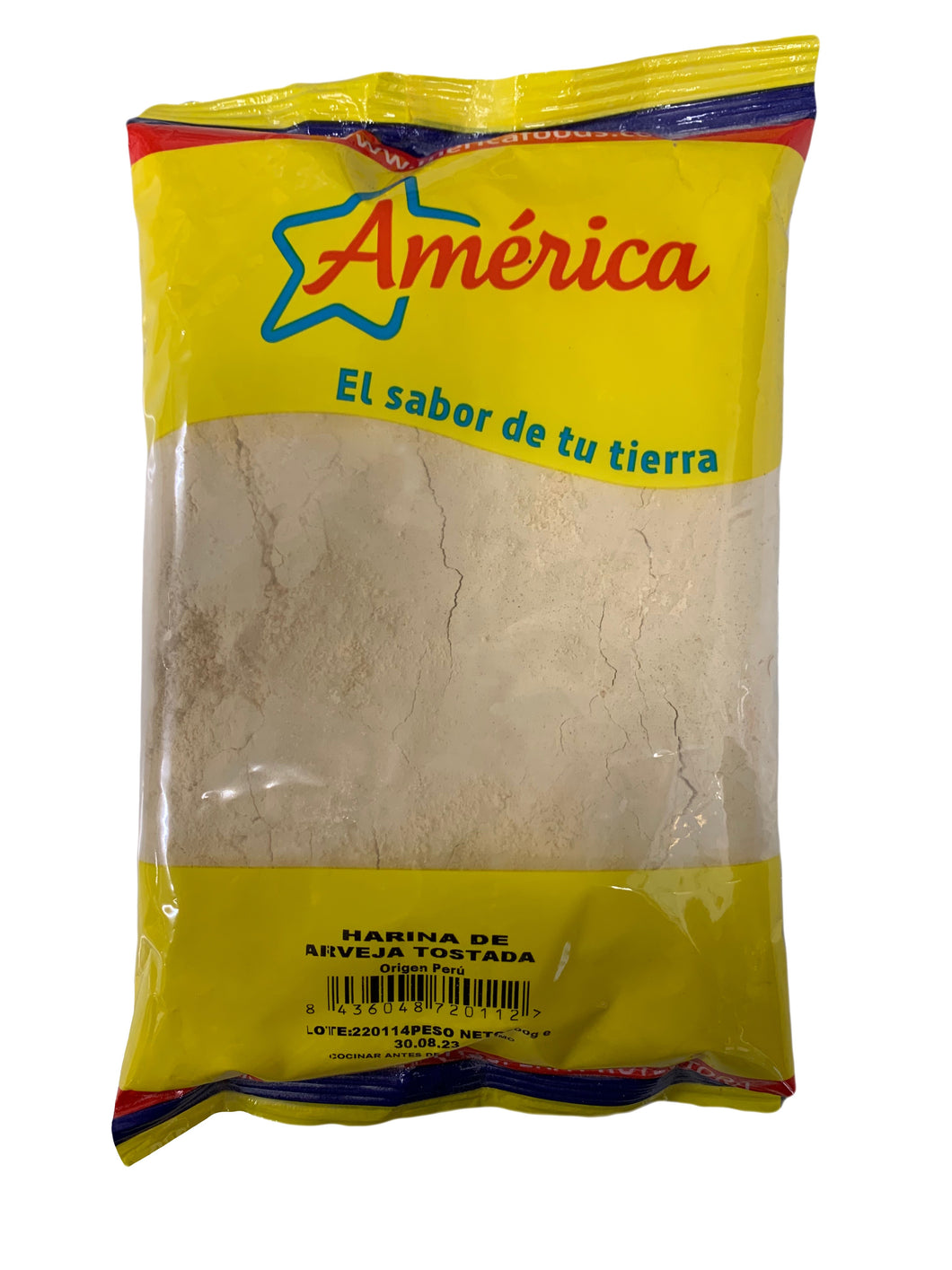 America Toasted Peas Flour - Harina de Arveja Tostado 500g